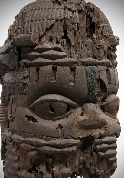 Edo Kingdom of Benin Nigeria Heavily eroded...