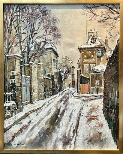 Paul GIROL 
La vieille boucherie dans le...