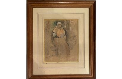 Charles MILCENDEAU (1872-1919)
Vieille femme...