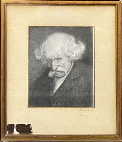 G.DESGRANGE (d'après) 
Portrait d'un vieil...