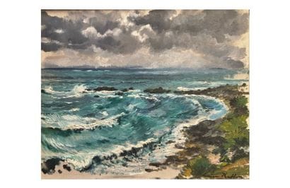 Lucien HAFFEN (1888-1968)
Bord de mer sous...