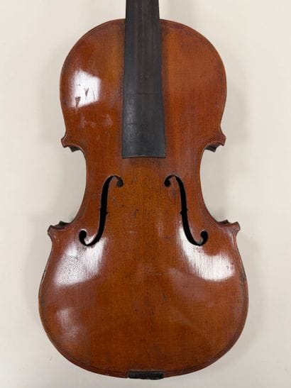 Violon Français du XIXe siècle, non fileté,table...