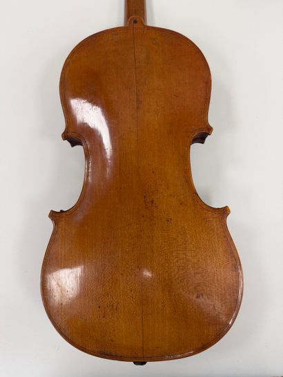Violon Français du XIXe siècle, non fileté,table...
