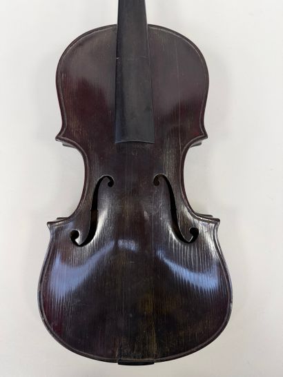 Lot de deux Violons d'amateur en l'état 356...
