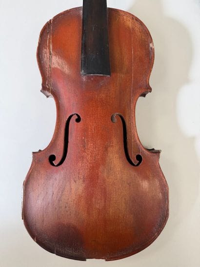Intéressant violon baroque, fait au XVIIIe...