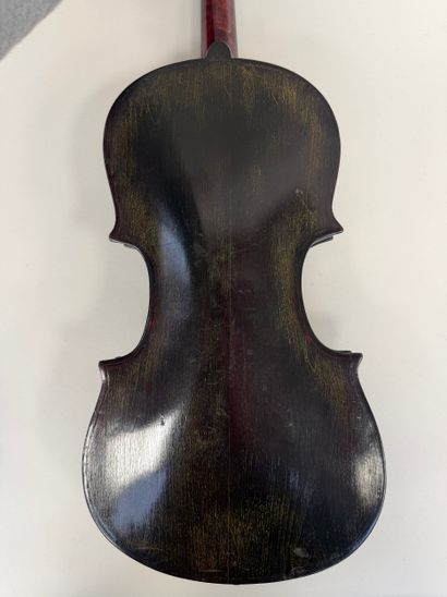 Lot de deux Violons d'amateur en l'état 356...