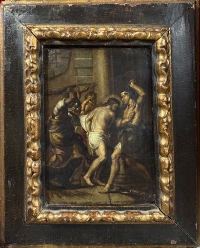 Flemish school of the 18th century
The flagellation
Oil...
