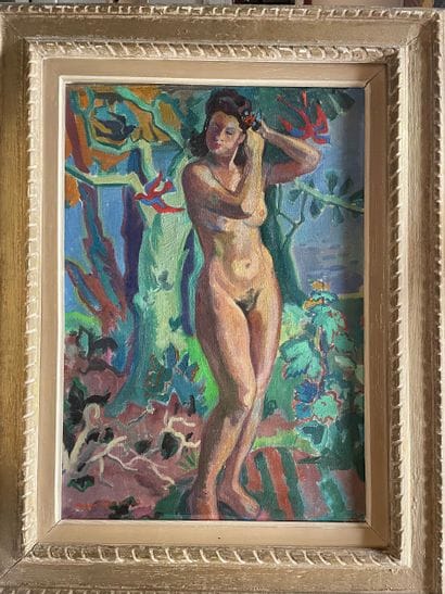 Roger WORMS (1907–1980)
Nude Against a Landscape...