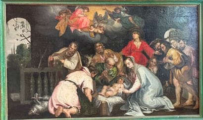 Flemish School, after Rubens
The Nativity
Oil...