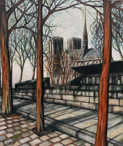 Ecole du XXème siècle
Vue de Notre Dame de...