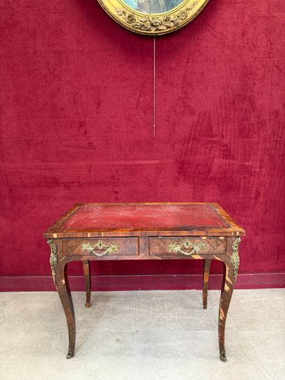 Small Louis XVI-style desk made of wood and...