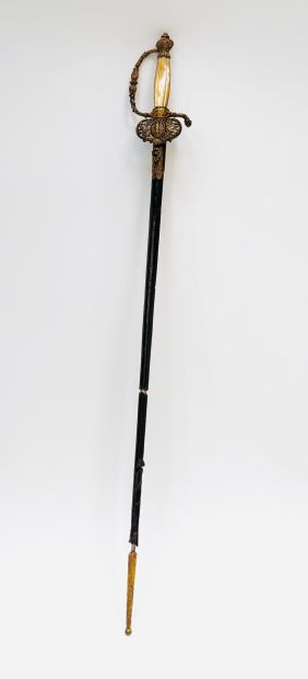 Administrative Officer's Sword
Brass hilt...