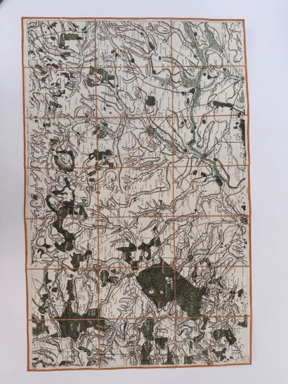 Important lot de 62 cartes CASSINI :

Lille,...