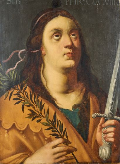17th-century Italian school 
Portrait of...