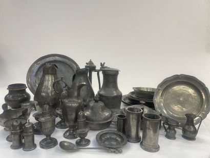 Fort lot d'étains
En l'état