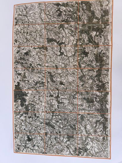 Important lot de 62 cartes CASSINI :

Lille,...