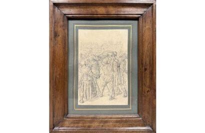 Ecole française vers 1800
Scène révolutionnaire
pierre...
