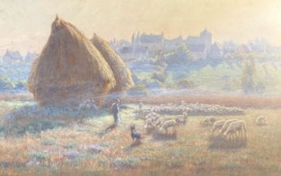 Charles WISLIN (1852-1932)

Meule et troupeau...
