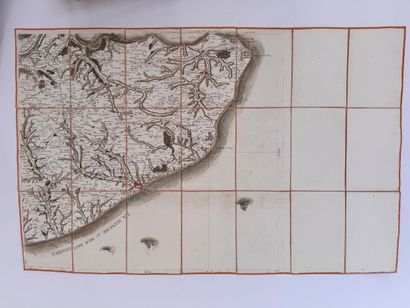 Important lot de 62 cartes CASSINI :

Lille,...