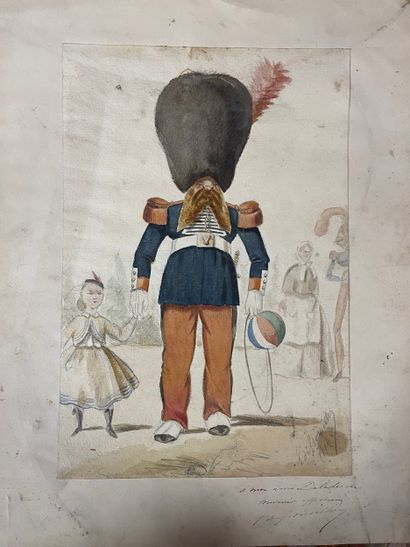 Ecole française du XIXème siècle, dans le...
