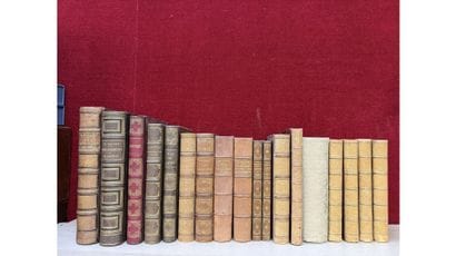 Ensemble de livres du XIXe siècle comprenant...