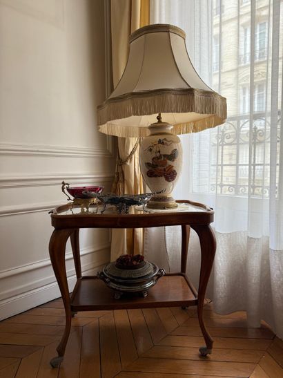 Set including a table, two bowls (one of...