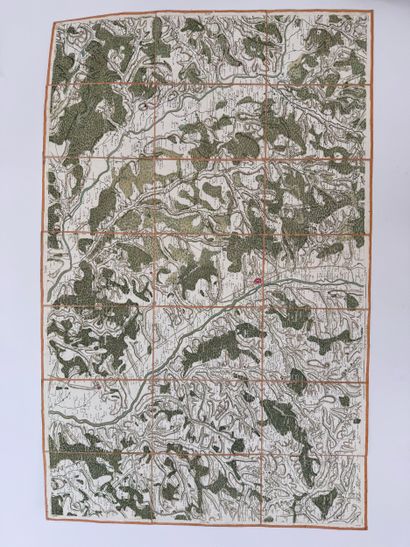 Important lot de 62 cartes CASSINI :

Lille,...