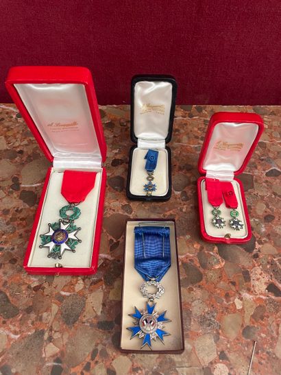 Ensemble de décorations : 

ORDRE NATIONAL...