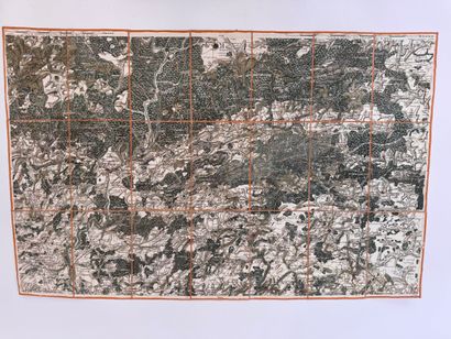 Important lot de 62 cartes CASSINI :

Lille,...