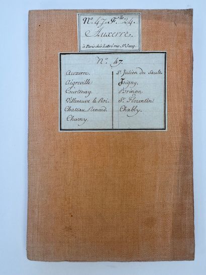 Important lot de 62 cartes CASSINI :

Lille,...