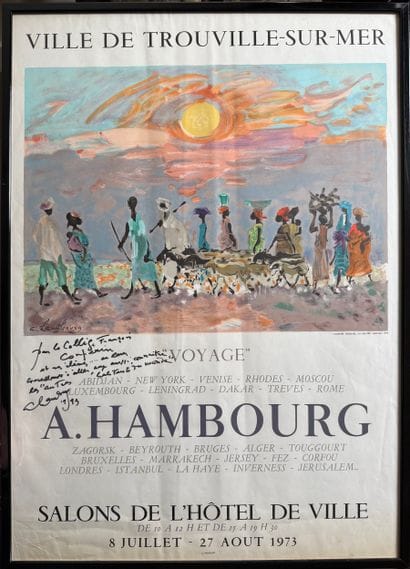 André HAMBOURG (1909-1999)
Affiche avec envoi...