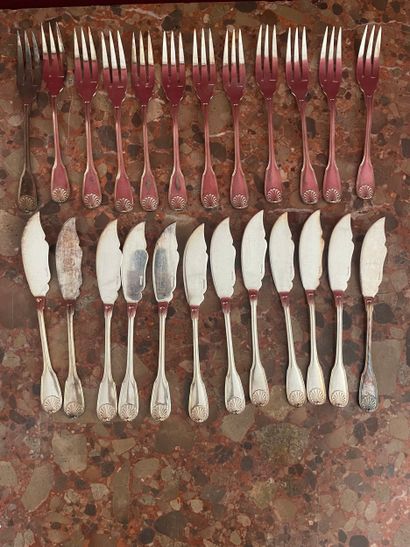 CHRISTOFLE and others 
Silver-plated metal...