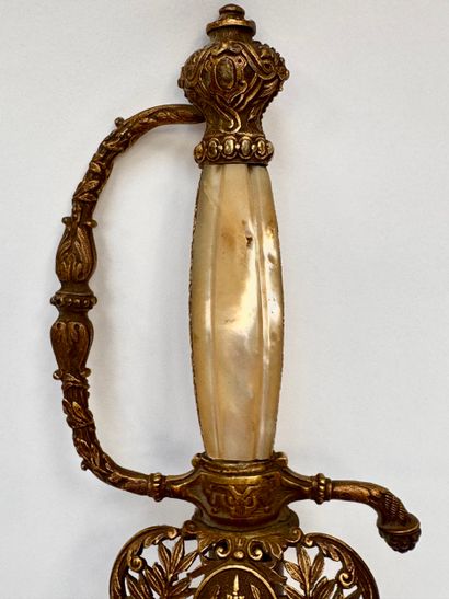 Administrative Officer's Sword
Brass hilt...