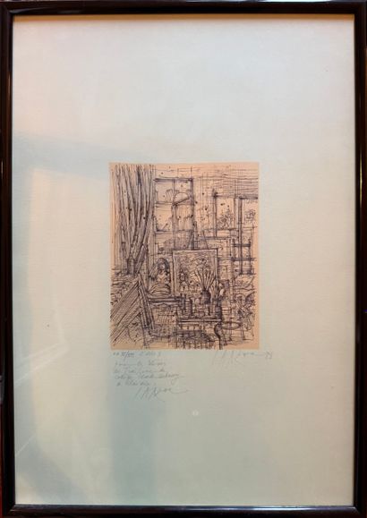 Ensemble comprenant:
Brayer - affiche d'exposition...