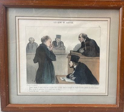 D'après Honoré DAUMIER (1808-1899)
Les gens...