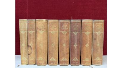 Ensemble de livres du XIXe siècle comprenant...
