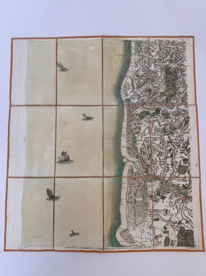 Important lot de 62 cartes CASSINI :

Lille,...