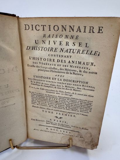 VALMONT DE BOMARE Jean-Christophe
Dictionnaire...