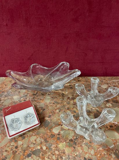 VAL SAINT LAMBERT - DAUM - BACCARAT 
Ensemble...