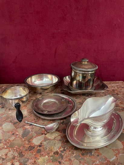 CHRISTOFLE and others 
Silver-plated metal...