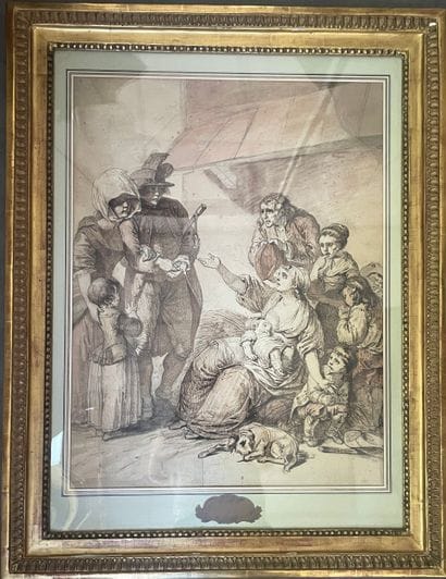 Pierre-Alexandre WILLE (1748-1837)
L’AumôneCrayon...