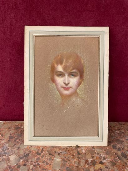Gaston BOUY (1866-1943)
Portrait de femme...