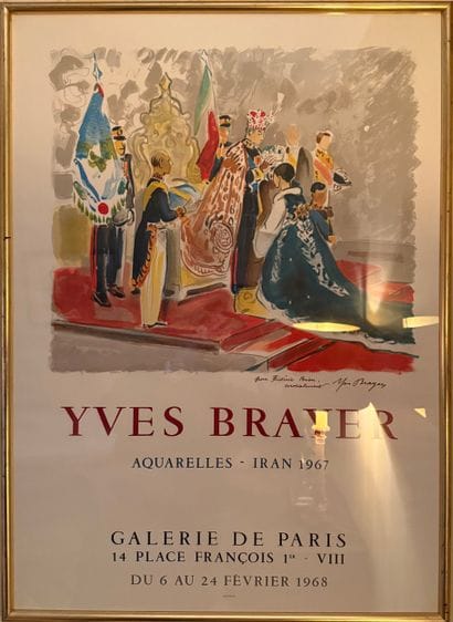 Ensemble comprenant:
Brayer - affiche d'exposition...