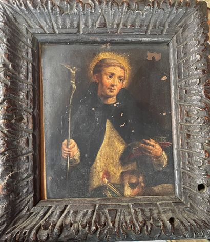17th-Century School
Portrait of a Saint
Oil...