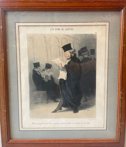 D'après Honoré DAUMIER (1808-1899)
Les gens...