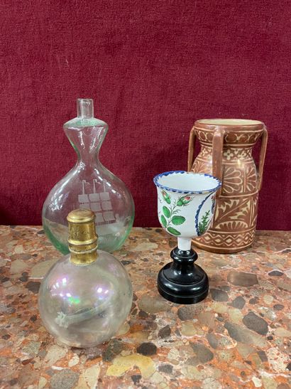 Lot de menus objets : lampe de chimiste,...