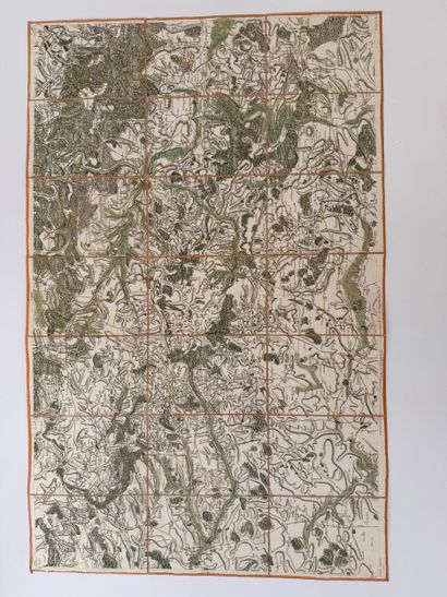 Important lot de 62 cartes CASSINI :

Lille,...