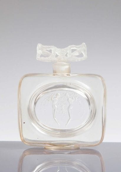 RENE LALIQUE (1860-1945)
Méplat à 2 Figurines...