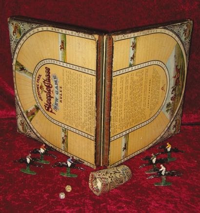 Rare grand jeu de «STEEPLE-CHASE» fabrication...