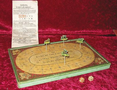 «Jeu de Courses de chevaux» rare jeu de fabrication...